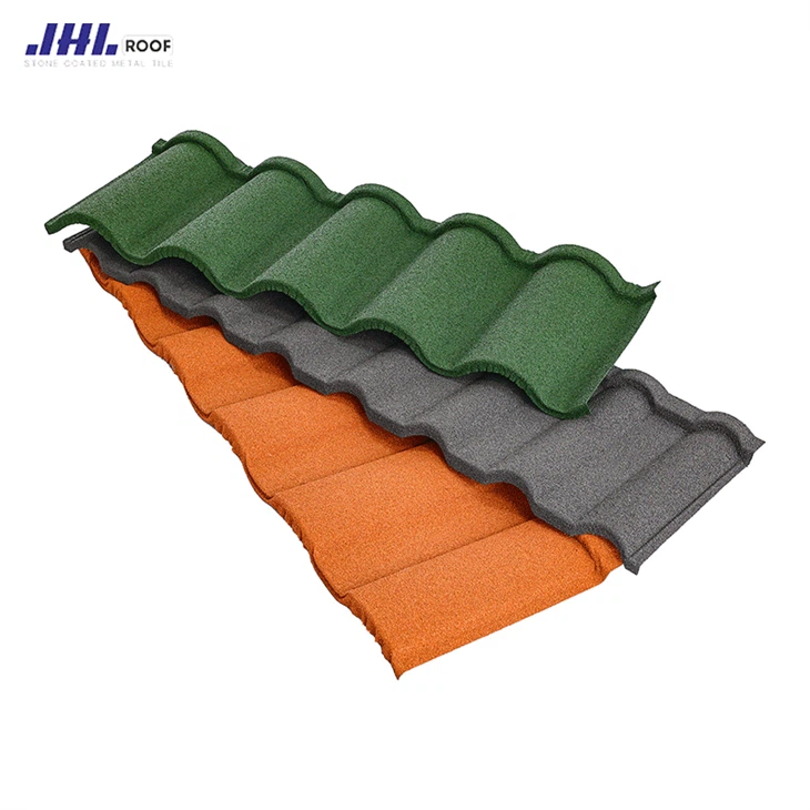 Color Stone Coated Metal Roof Spanish Tile