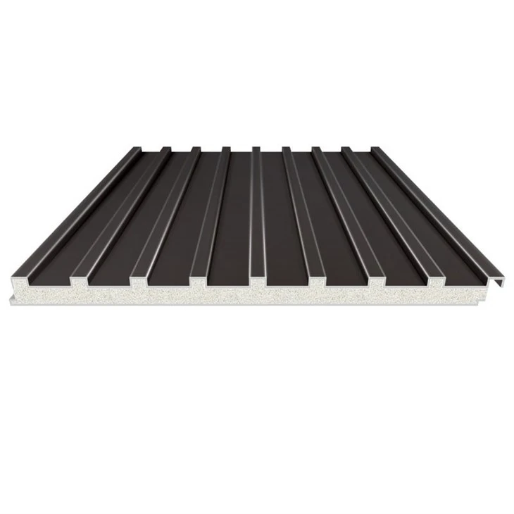 Pure Aluminium Insulated Roof Panel Easy Install PU Polyurethane Sandwich Panel Roof factory