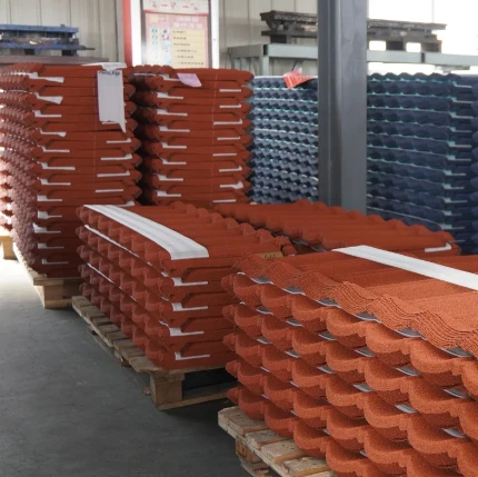 Smart Factory Of Stone Coated Metal Roofing Tiles in China suppliers